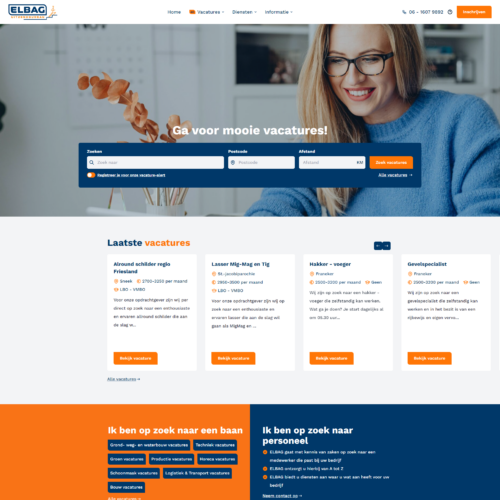 Uitzendbureau Website Elbag Uitzendbureau